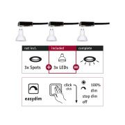 Einbauleuchte Choose LED-Modul GU10 3er Set 5,5W 2700K EasyDim 230V