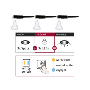 Einbauleuchte Choose LED-Modul GU10 3er Set 5,9W 2700-6500K White Switch 230V