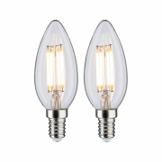 LED Filament Kerze 2x4,5Watt E14 2.700K Warmweiß