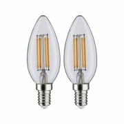 LED Filament Kerze 2x4,5Watt E14 2.700K Warmweiß