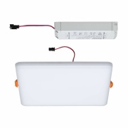 LED Einbaupanel Veluna VariFit IP44 3-Stufen-dimmbar eckig 185x185mm 17W 3.000K Satin