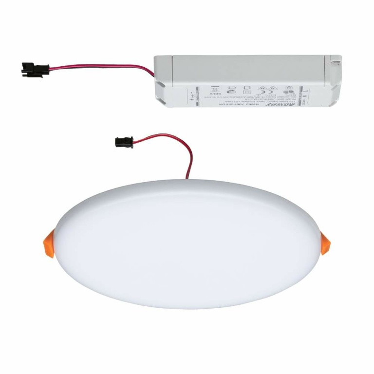 Paulmann LED Einbaupanel Veluna VariFit IP44 3-Stufen-dimmbar rund 185 17W 3.000K Satin