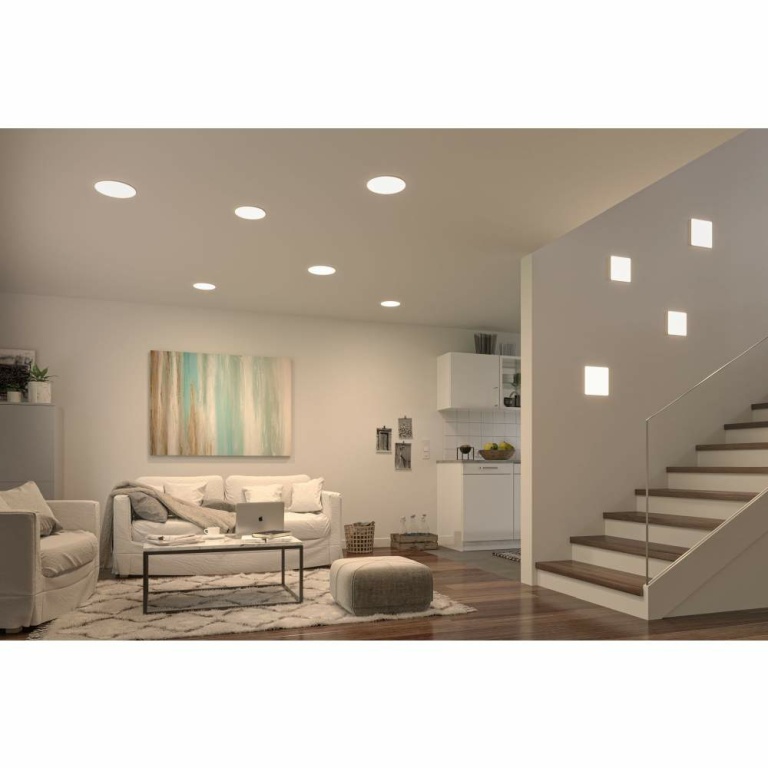 Paulmann LED Einbaupanel Veluna VariFit IP44 3-Stufen-dimmbar rund 185 17,5W 4.000K Satin