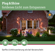 Plug & Shine Laterne Classic 69,5 cm IP44 Anthrazit