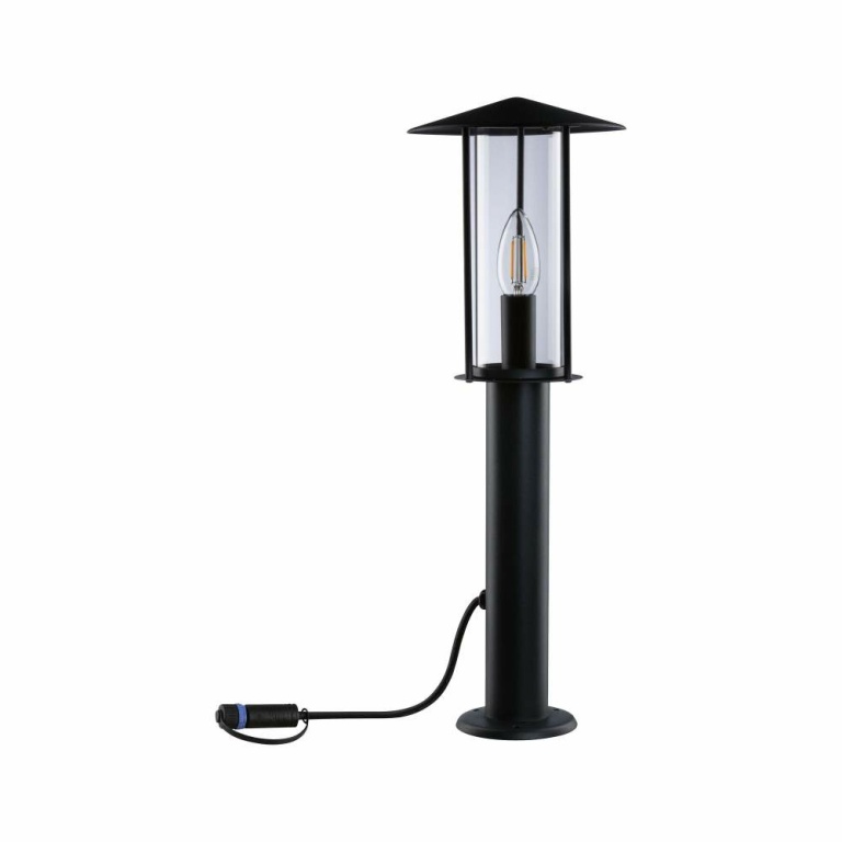 Paulmann Plug & Shine LED Pollerleuchte Classic 50cm IP44 Anthrazit Einzelleuchte