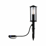 Plug & Shine LED Pollerleuchte Classic Mini 22cm IP44 Anthrazit Einzelleuchte