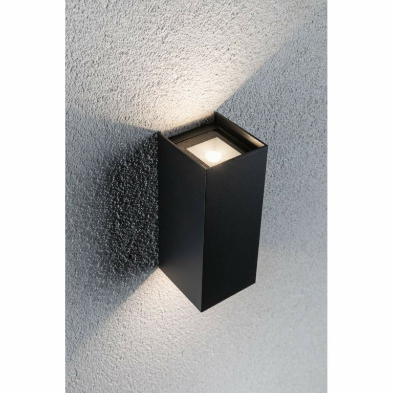 Paulmann House Außenwandleuchte Flame 2x2,8W IP44 3.000K Anthrazit 230V