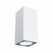 House Außenwandleuchte Flame 2x2,8W IP44 3.000K Weiß 230V