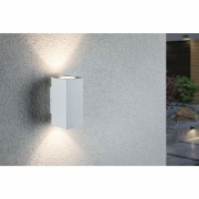 House Außenwandleuchte Flame 2x2,8W IP44 3.000K Weiß 230V