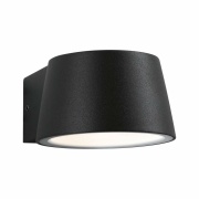 Outdoor Wandleuchte Capea Schwarz IP44 6W 230V Warmweiß