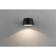 Outdoor Wandleuchte Capea Schwarz IP44 6W 230V Warmweiß