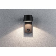 LED Außenwandleuchte Capea Bewegungsmelder IP44 96x153mm 3000K 6W 500lm 230V Grau Aluminium