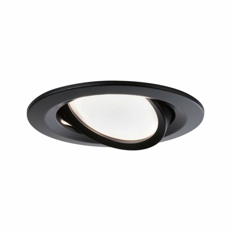 Paulmann LED Einbauleuchte Nova rund 3x6,5W Warmweiß Schwarz/Matt schwenkbar