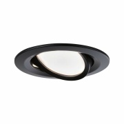 LED Einbauleuchte Nova rund 3x6,5W Warmweiß Schwarz/Matt schwenkbar