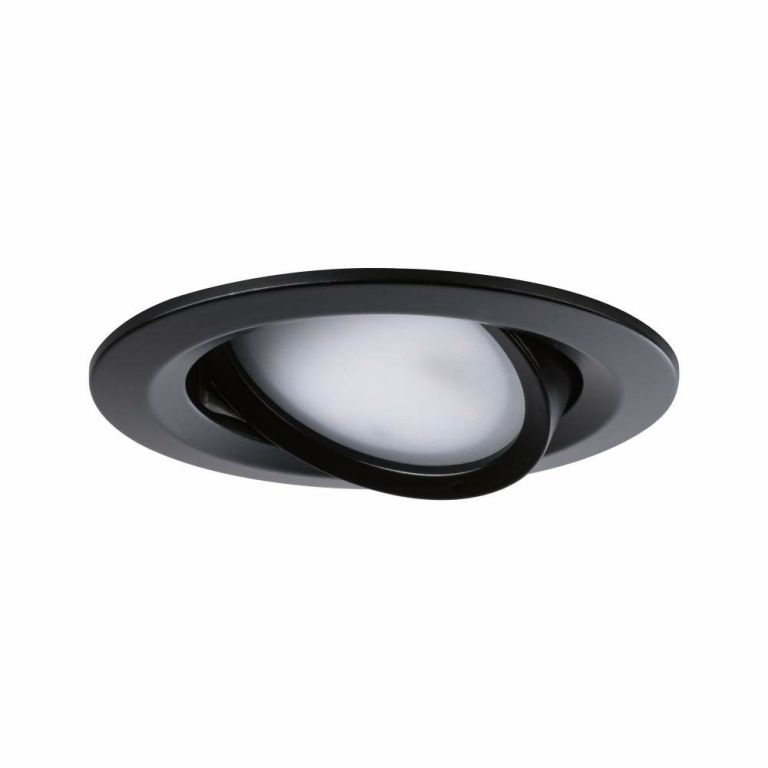 Paulmann LED Einbauleuchte Nova rund 3x6,5W Schwarz/Matt schwenkbar 3-Stufen-dimmbar Warmweiß