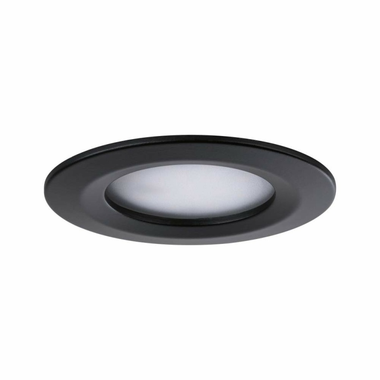 Paulmann LED Einbauleuchte Nova rund 3x6,5W Warmweiß Schwarz/Matt starr