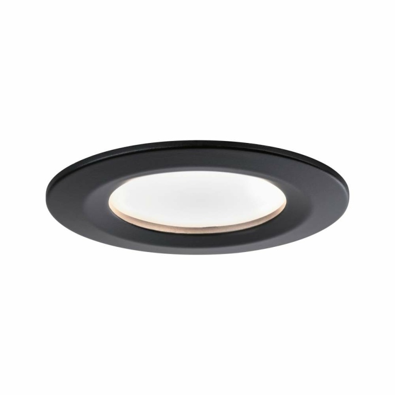 Paulmann LED Einbauleuchte Nova rund 3x6,5W Warmweiß Schwarz/Matt starr