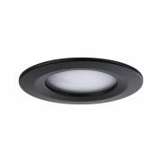 LED Einbauleuchte Nova rund 3x6,5W Warmweiß Schwarz/Matt starr