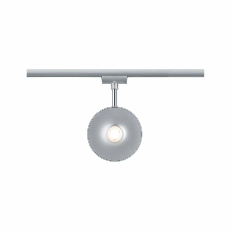 Paulmann URail LED Schienenspot Sphere 7W 493lm 2700K dimmbar chrom matt (LED fest verbaut)