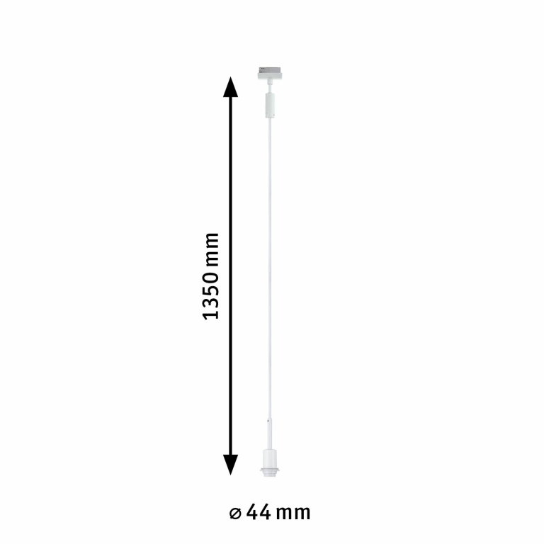 Paulmann URail DecoSystems Basis Pendel Weiß E14 max. 20W