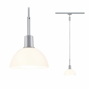 URail Pendel Sarrasani Chrom matt Opalglas E14 230V Pendelhöhe einstellbar