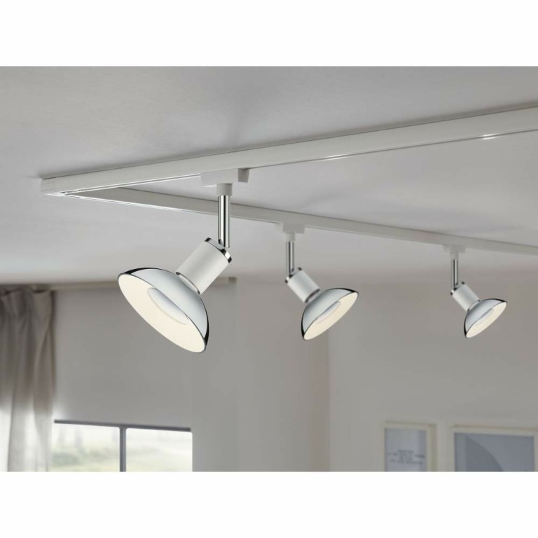 Paulmann LED Reflektor Silber/Weiß GU10 4,9W 230V 3-Stufen-dimmbar