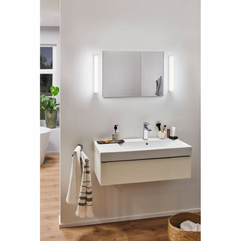 Paulmann HomeSpa LED Spiegelleuchte Luno IP44 Alu 6W WhiteSwitch 2.700K