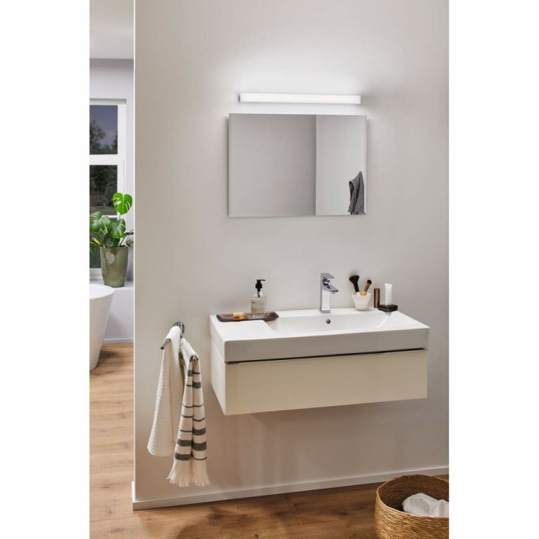 Paulmann HomeSpa LED Spiegelleuchte Luno IP44 Metall, Kunststoff 8W WhiteSwitch 2.700K