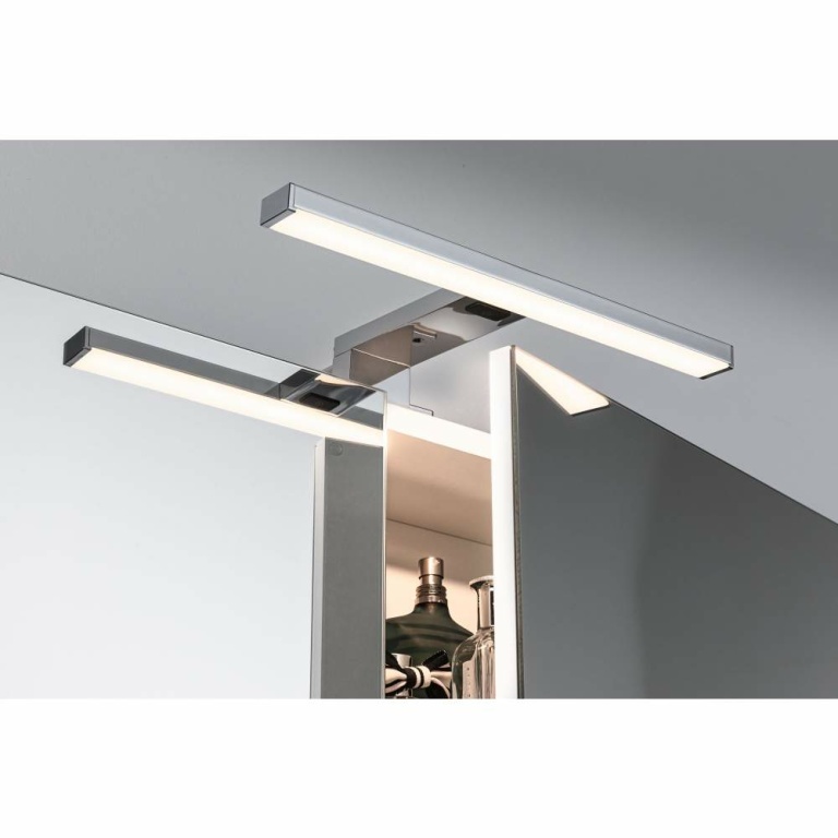 Paulmann HomeSpa LED Spiegelleuchte Selo IP44 Alu, Acryl 3,7W Tunable White 2.700K