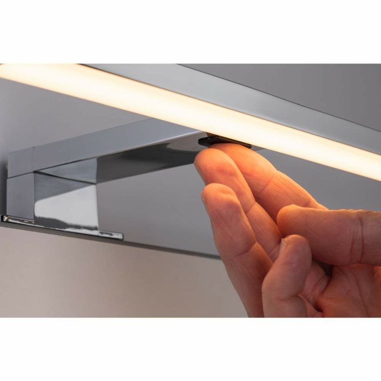 Paulmann HomeSpa LED Spiegelleuchte Selo IP44 Alu, Acryl 3,7W Tunable White 2.700K