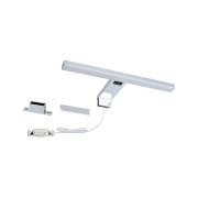 HomeSpa LED Spiegelleuchte Selo IP44 Alu, Acryl 3,7W Tunable White 2.700K