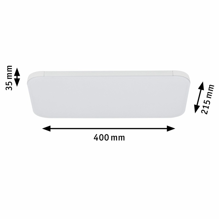 Paulmann URail LED Panel Campo 15,5W 1541lm 3000K weiß (LED fest verbaut)