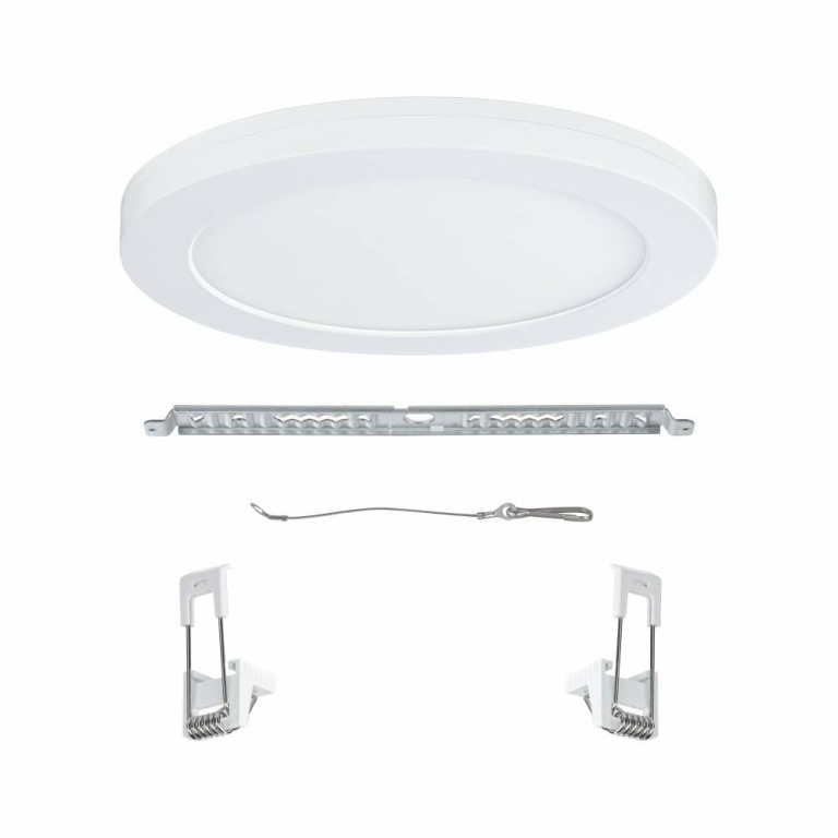 Paulmann LED Einbaupanel Cover-it mit Sensor rund 225mm, 16,5W 4000K Weiß matt