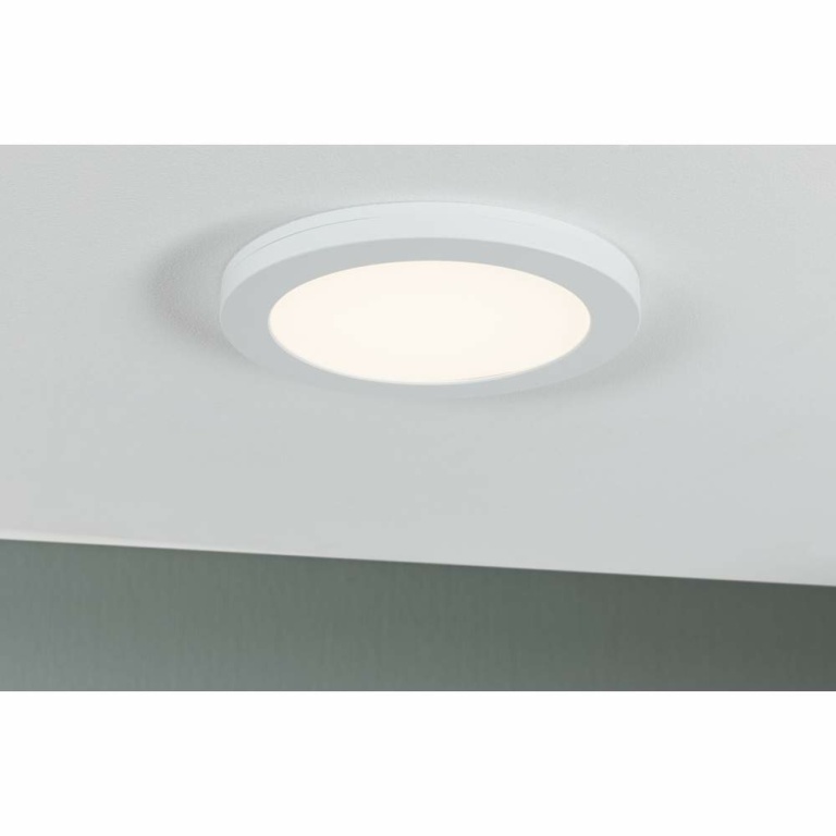 Paulmann LED Einbaupanel Cover-it mit Sensor rund 225mm, 16,5W 4000K Weiß matt