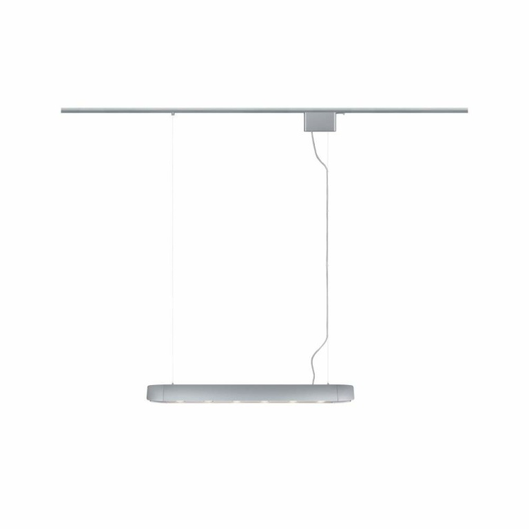 Paulmann URail Langpendel Barre Chrom matt 6x10W GU10 230V Pendellänge einstellbar