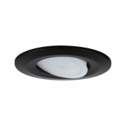 Einbauleuchte LED Calla IP65 rund 4.000K 3x6,5W Schwarz matt schwenkbar