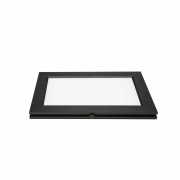 PLYTTA rectangular Seilleuchte schwarz 2700K für TENSEO Niedervolt-Seilsystem