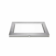 PLYTTA rectangular Seilleuchte chrom 2700K für TENSEO Niedervolt-Seilsystem