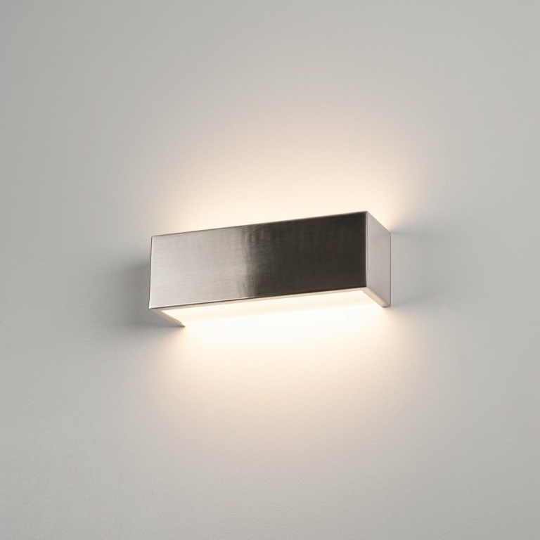 SLV CHROMBO Indoor LED Wandaufbauleuchte grau 3000K