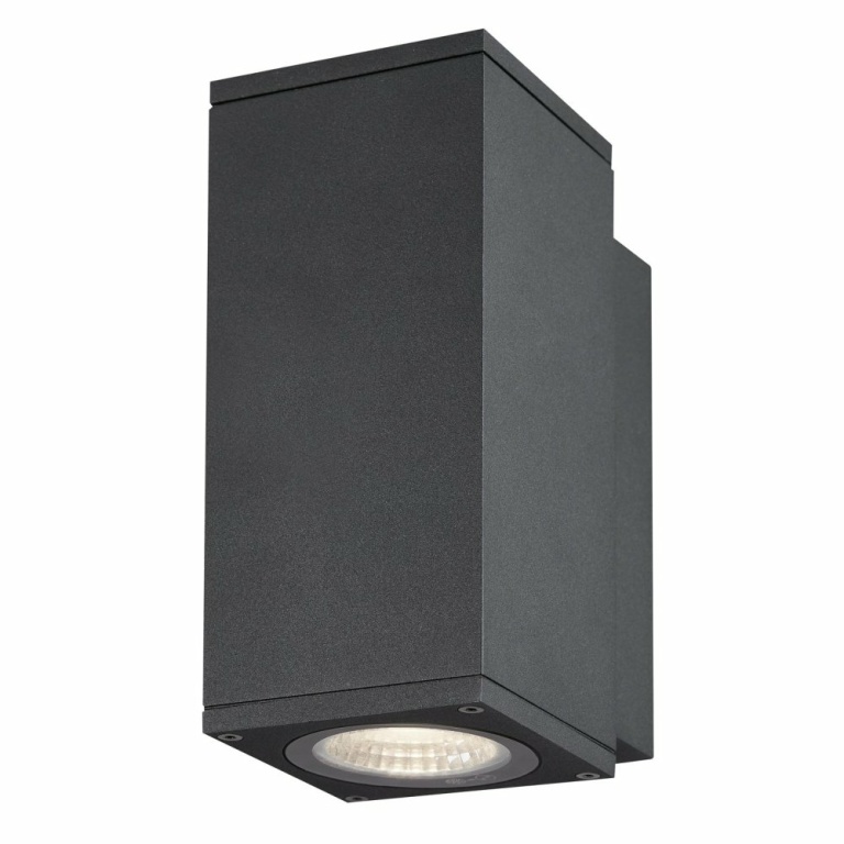 SLV ENOLA SQUARE S single Outdoor LED Wandaufbauleuchte anthrazit CCT 3000/4000K