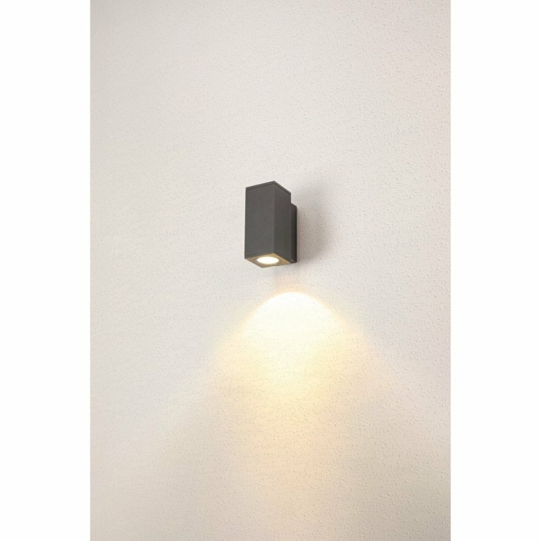 SLV ENOLA SQUARE S single Outdoor LED Wandaufbauleuchte anthrazit CCT 3000/4000K