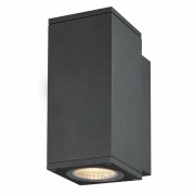 ENOLA SQUARE S single Outdoor LED Wandaufbauleuchte anthrazit CCT 3000/4000K