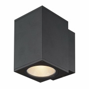 ENOLA SQUARE M single Outdoor LED Wandaufbauleuchte anthrazit CCT 3000/4000K