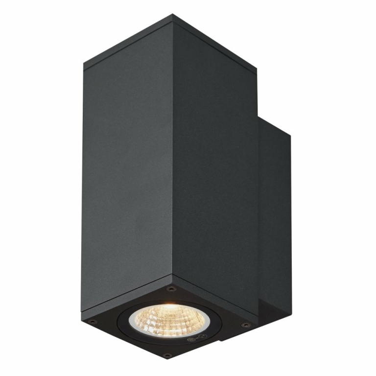 SLV ENOLA SQUARE UP/DOWN S Outdoor LED Wandaufbauleuchte anthrazit CCT 3000/4000K