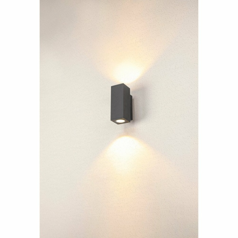 SLV ENOLA SQUARE UP/DOWN S Outdoor LED Wandaufbauleuchte anthrazit CCT 3000/4000K