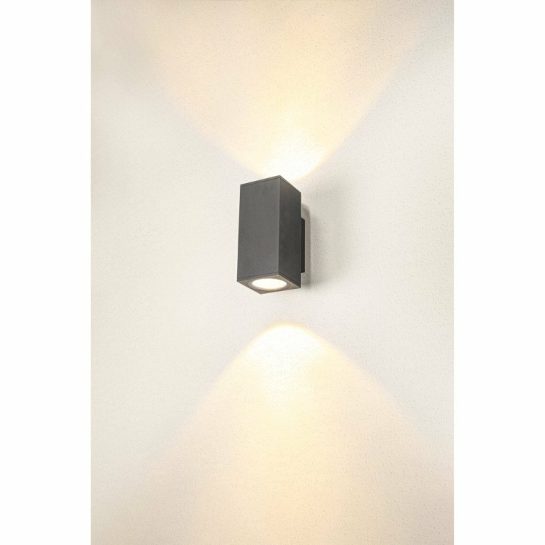 SLV ENOLA SQUARE UP/DOWN M Outdoor LED Wandaufbauleuchte anthrazit CCT 3000/4000K