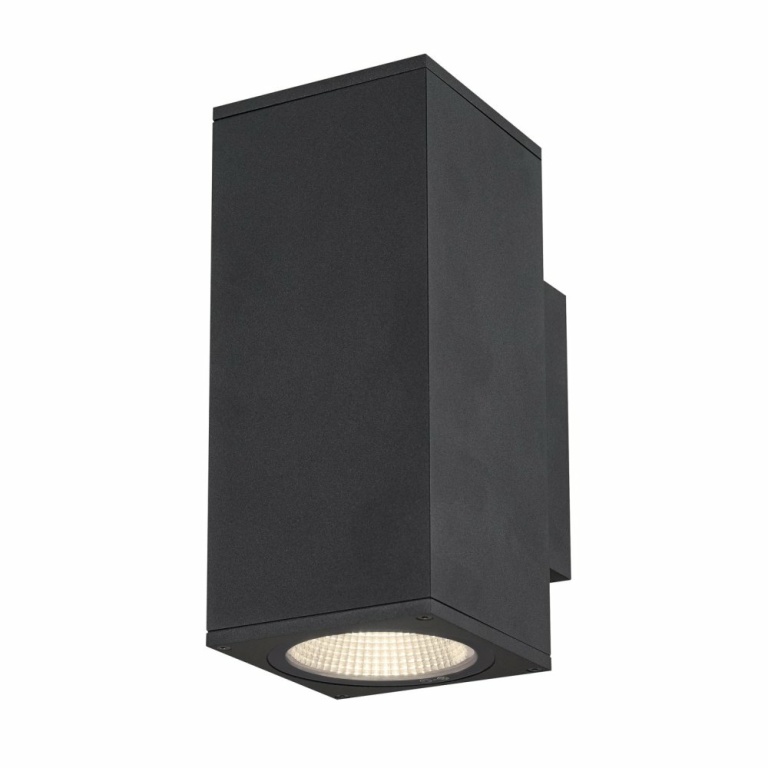 SLV ENOLA SQUARE UP/DOWN M Outdoor LED Wandaufbauleuchte anthrazit CCT 3000/4000K