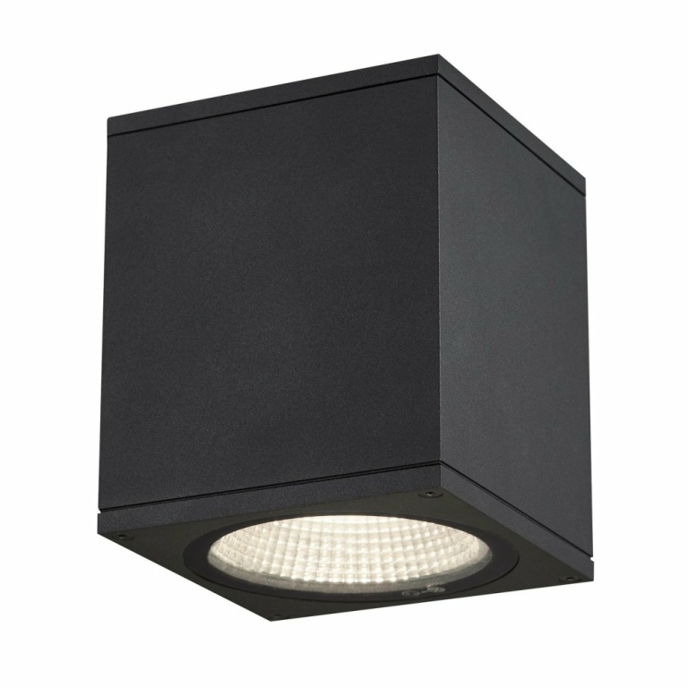 SLV ENOLA SQUARE M Outdoor LED Deckenaufbauleuchte anthrazit CCT 3000/4000K