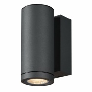 ENOLA ROUND S single Outdoor LED Wandaufbauleuchte anthrazit CCT 3000/4000K