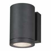 ENOLA ROUND M single Outdoor LED Wandaufbauleuchte anthrazit CCT 3000/4000K